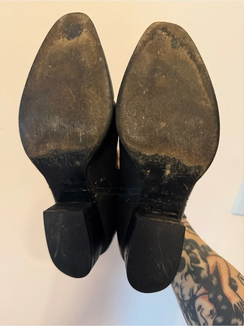 Alexander Wang iconic booties with floating silver heel.